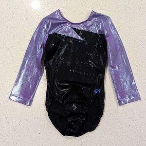 COMPETITION GK Elite AS Adult Small Gymnastics Dance Leotard Mystique LAVENDER